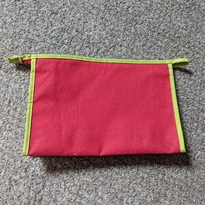 Red and Green Zipper Bag
